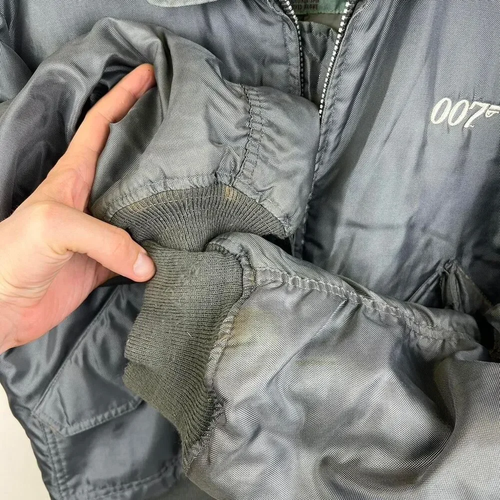 James Bond The World Is Not Enough Cobles Flight CW (MA2) Jacket 1999 Size L